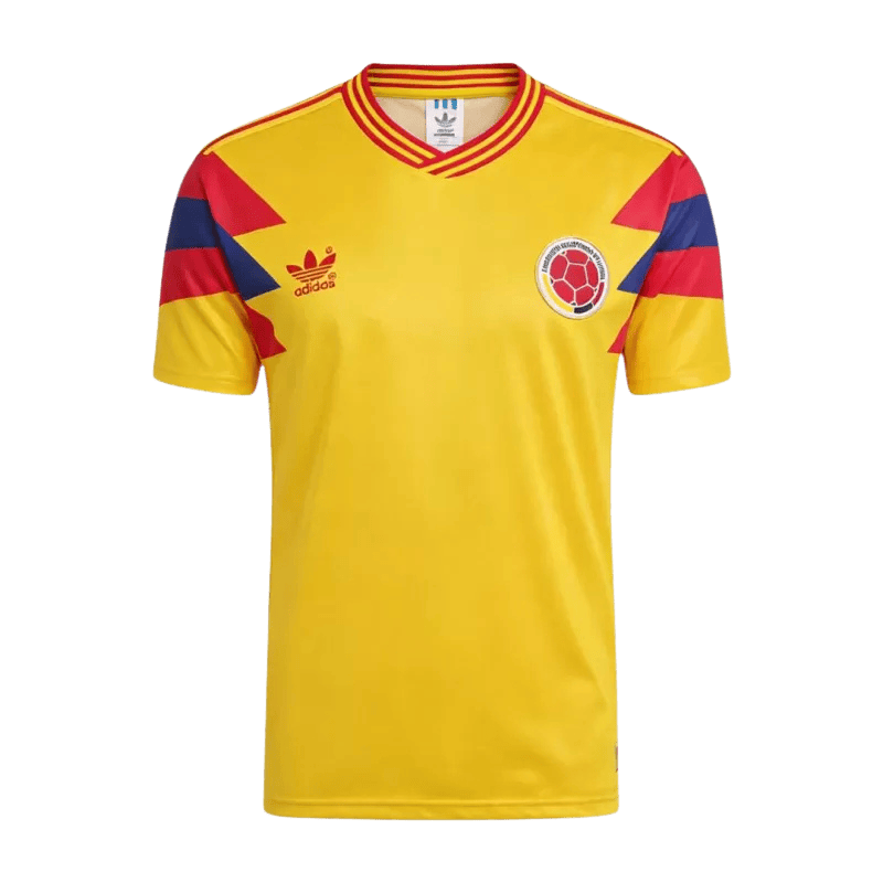 Colombia Retro Home Jersey 1990 Yellow Men's