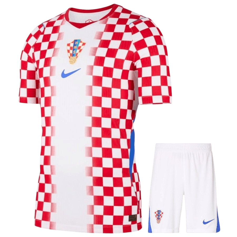 Croatia Home World Cup 2026 Kit Red & White Kids