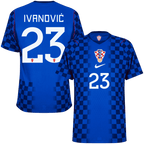Croatia IVANOVIĆ #23 Away World Cup 2026 Jersey Player's Version Blue Men's