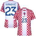 Croatia IVANOVIĆ #23 Home World Cup 2026 Jersey Red & White Men's