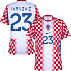 Croatia IVANOVIĆ #23 Home World Cup 2026 Jersey Red & White Men's