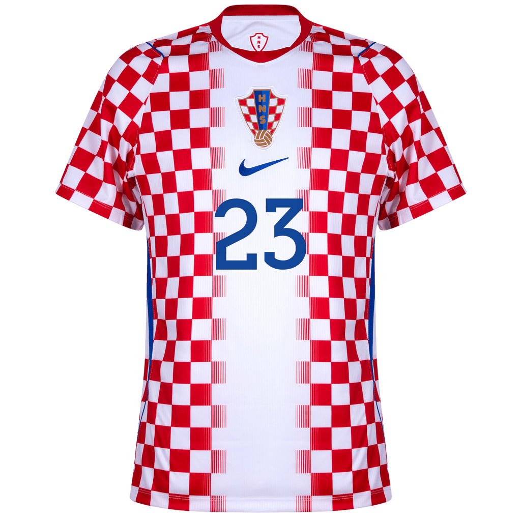 Croatia IVANOVIĆ #23 Home World Cup 2026 Jersey Red & White Men's