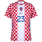 Croatia IVANOVIĆ #23 Home World Cup 2026 Jersey Red & White Men's