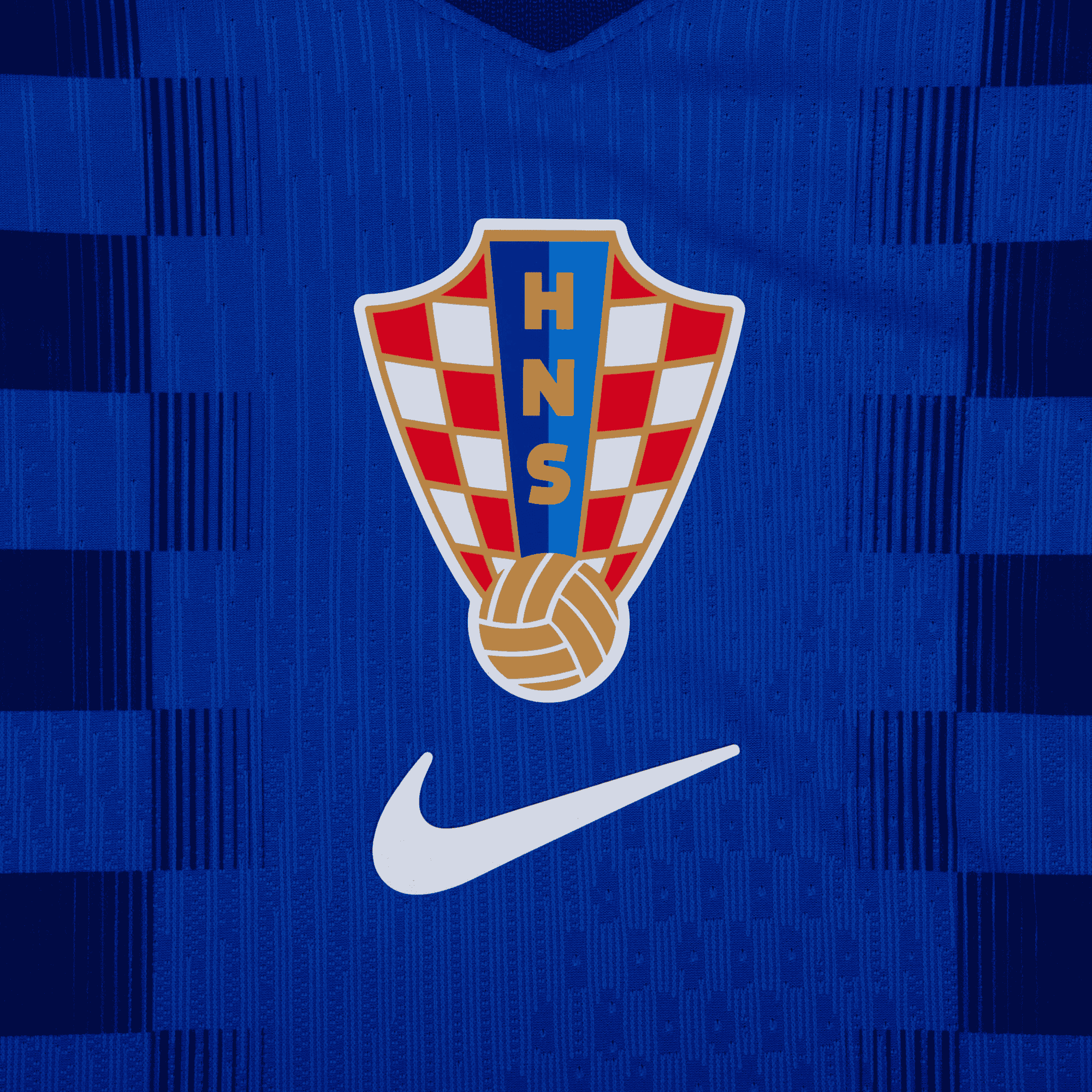 Croatia KRAMARIĆ #9 Away World Cup 2026 Jersey Player's Version Blue Men's