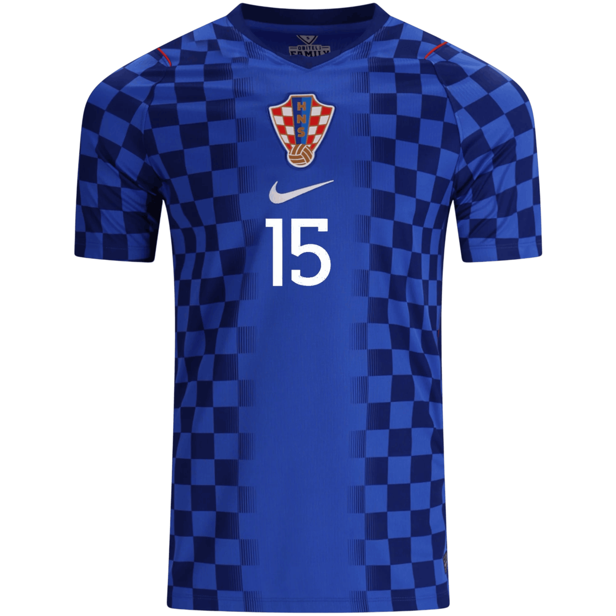 Croatia PASALIC #15 Away World Cup 2026 Jersey Blue Men's