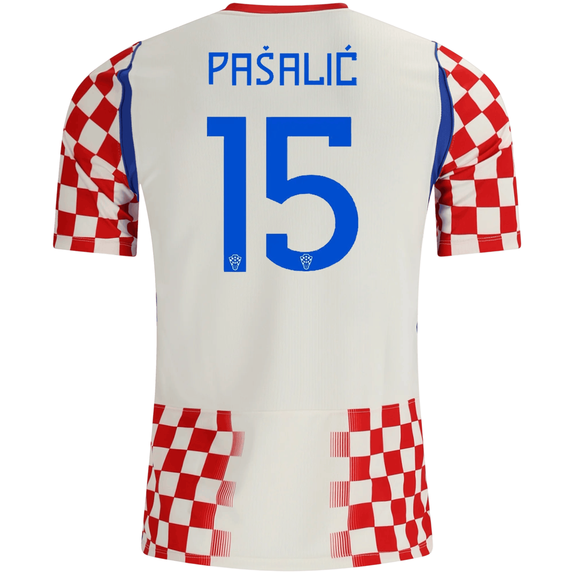 Croatia PASALIC #15 Home World Cup 2026 Jersey Red & White Men's