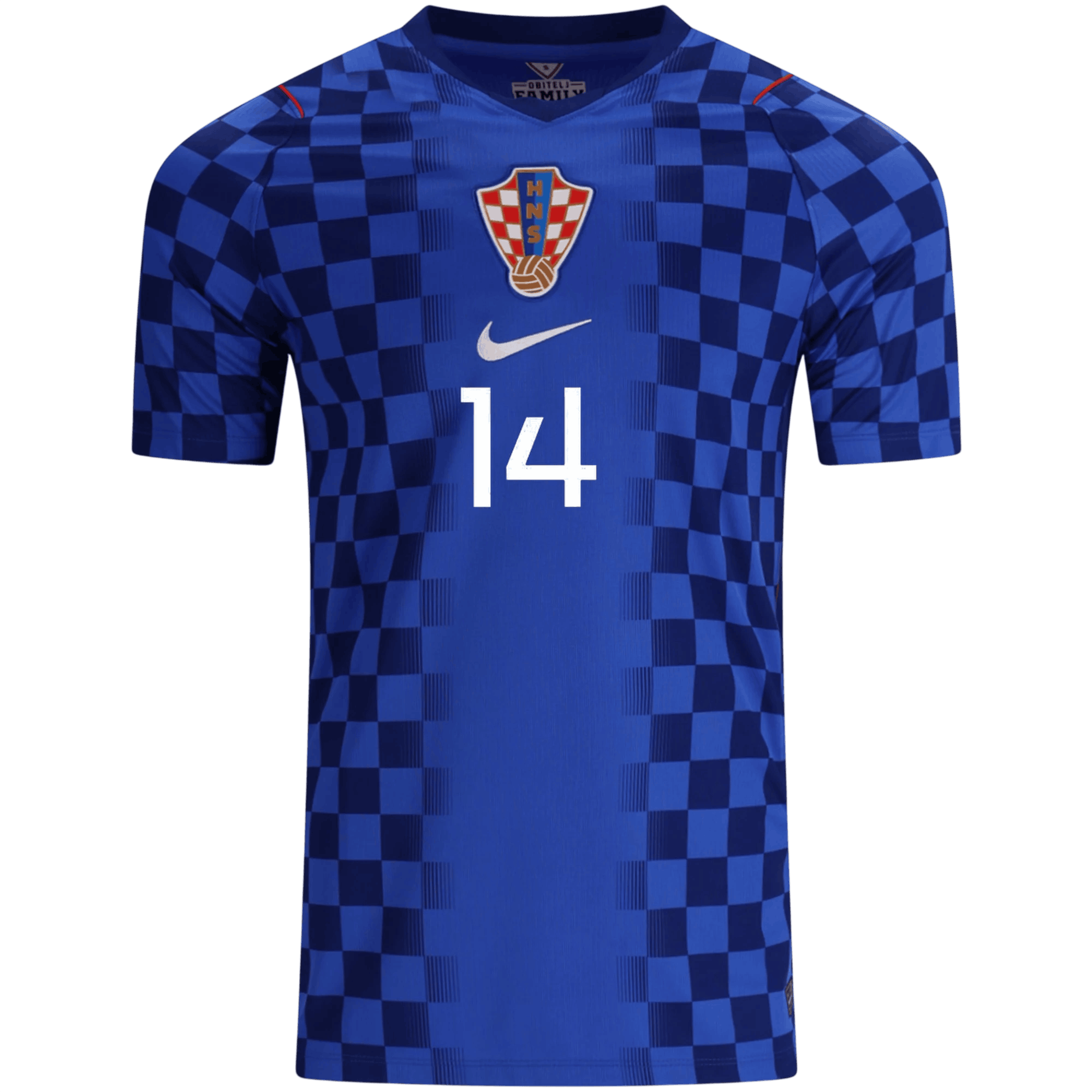 Croatia PERIŠIĆ #14 Away World Cup 2026 Jersey Blue Men's