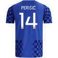 Croatia PERIŠIĆ #14 Away World Cup 2026 Jersey Player's Version Blue Men's
