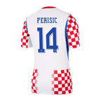 Croatia PERIŠIĆ #14 Home World Cup 2026 Jersey Player's Version Red & White Men's