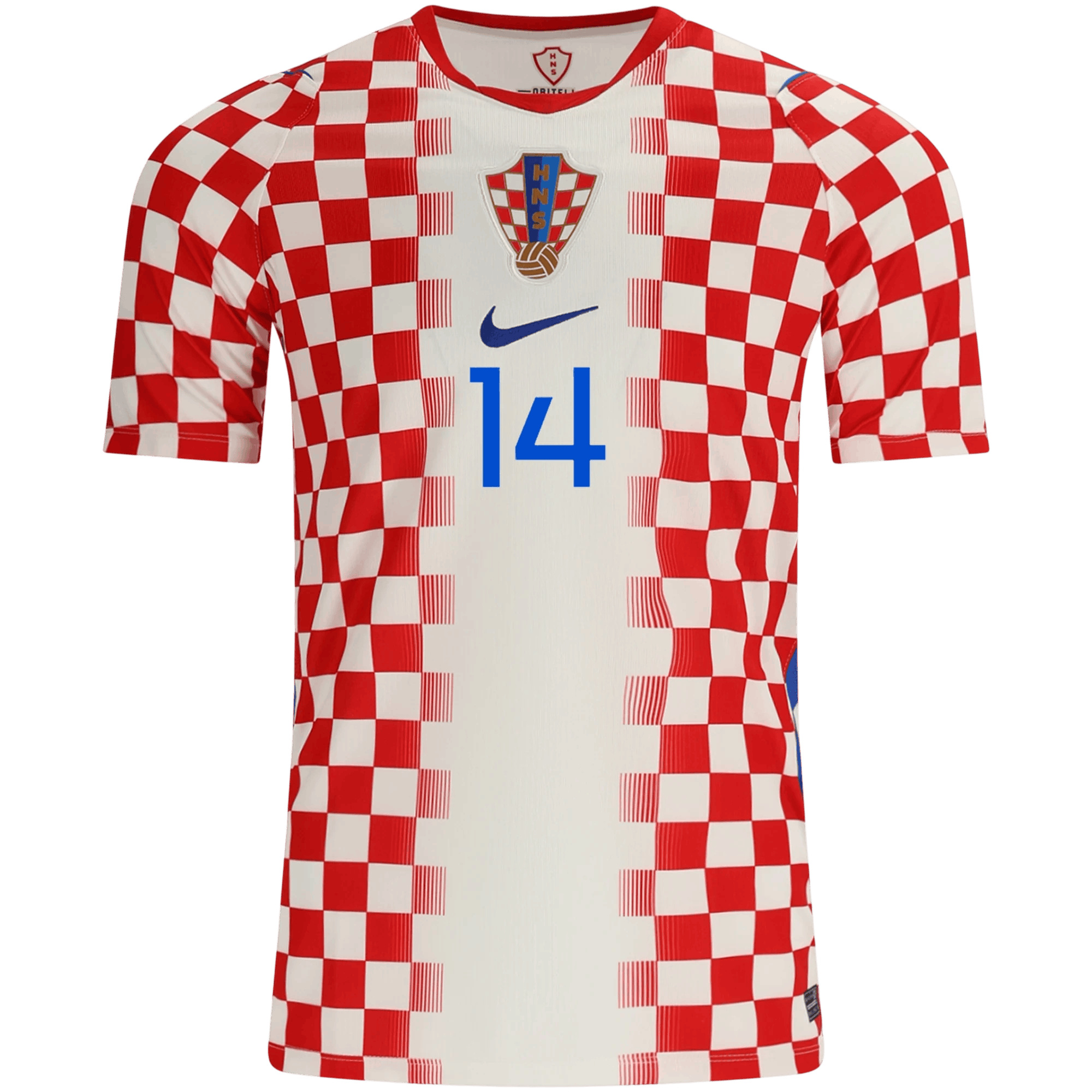 Croatia PERIŠIĆ #14 Home World Cup 2026 Jersey Red & White Men's