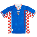 Croatia Retro Away Jersey 1998 Blue Men's