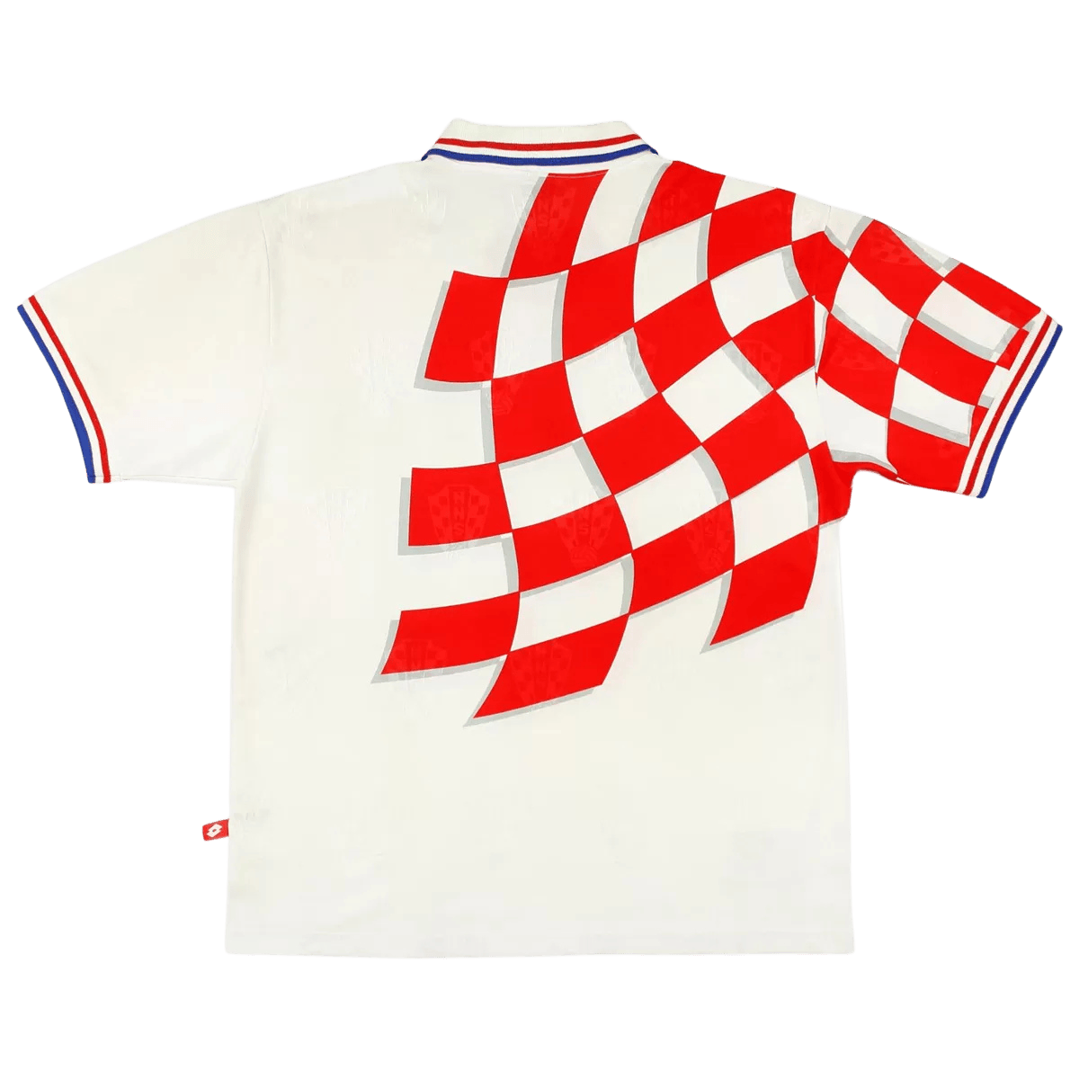 Croatia Retro Home Jersey 1998 White Men's