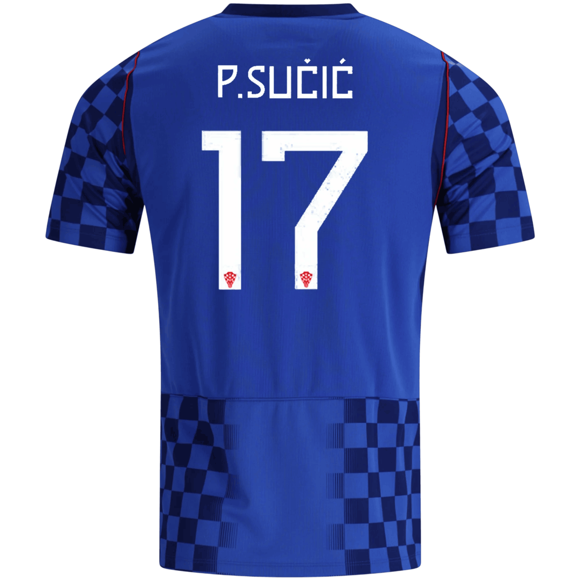 Croatia SUČIĆ #17 Away World Cup 2026 Jersey Blue Men's