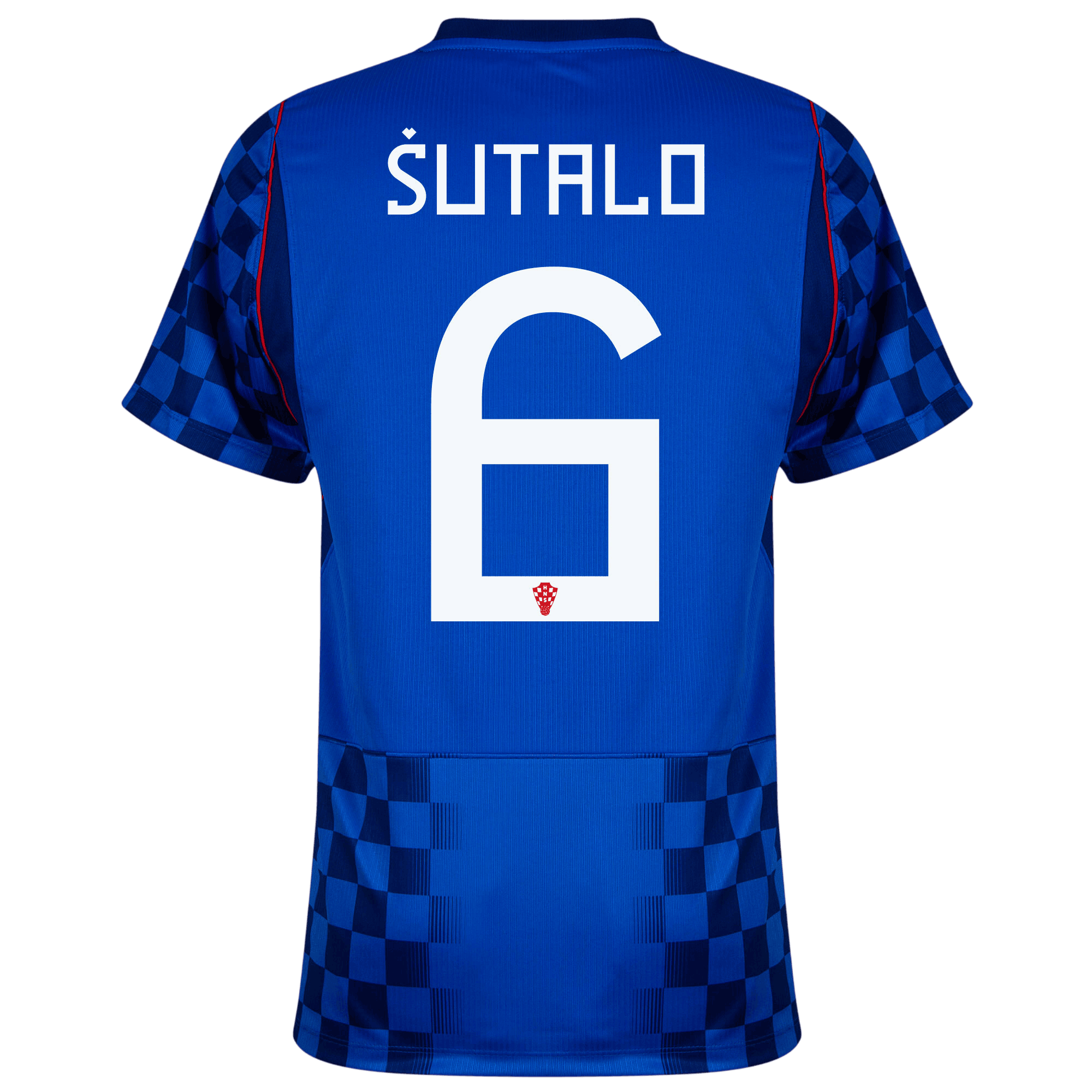 Croatia SUTALO #6 Away World Cup 2026 Jersey Blue Men's