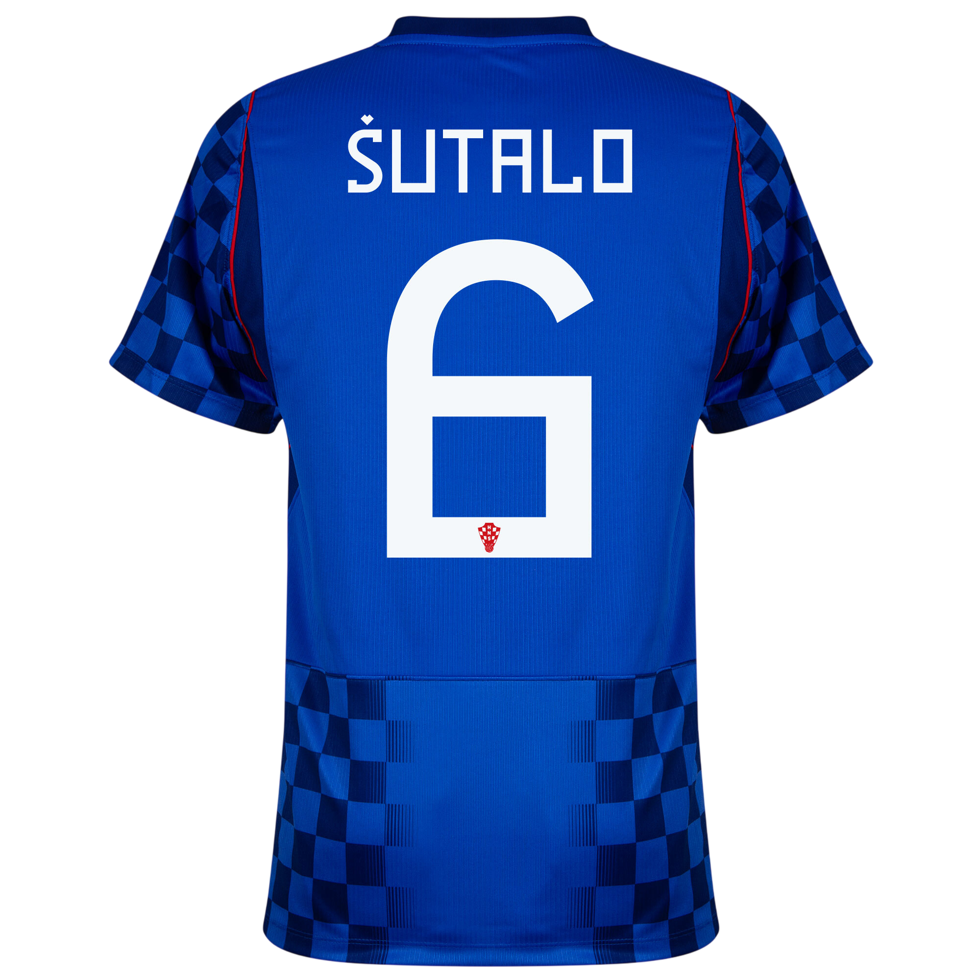 Croatia SUTALO #6 Away World Cup 2026 Jersey Blue Men's