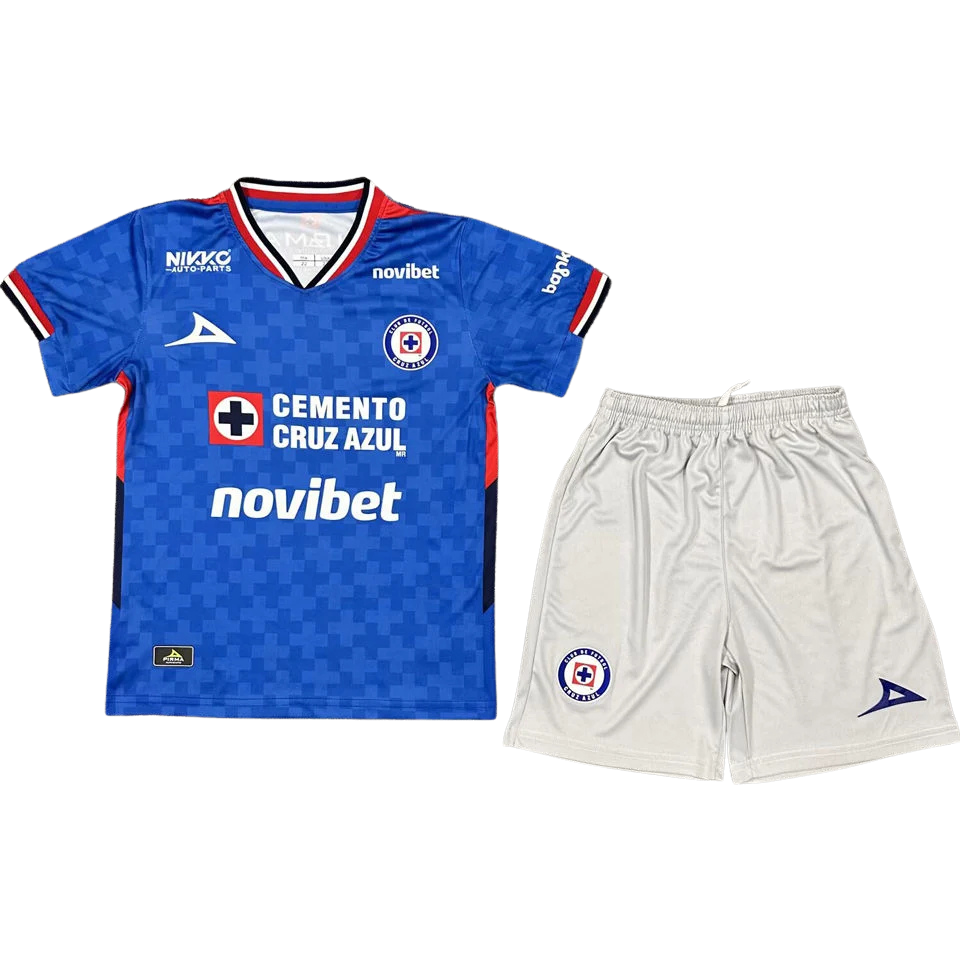Cruz Azul Home 2025/26 Kit Blue Kids