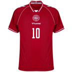 Denmark ERIKSEN #10 Home World Cup 2026 Jersey Red Men's