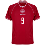 Denmark HØJLUND #9 Home World Cup 2026 Jersey Red Men's