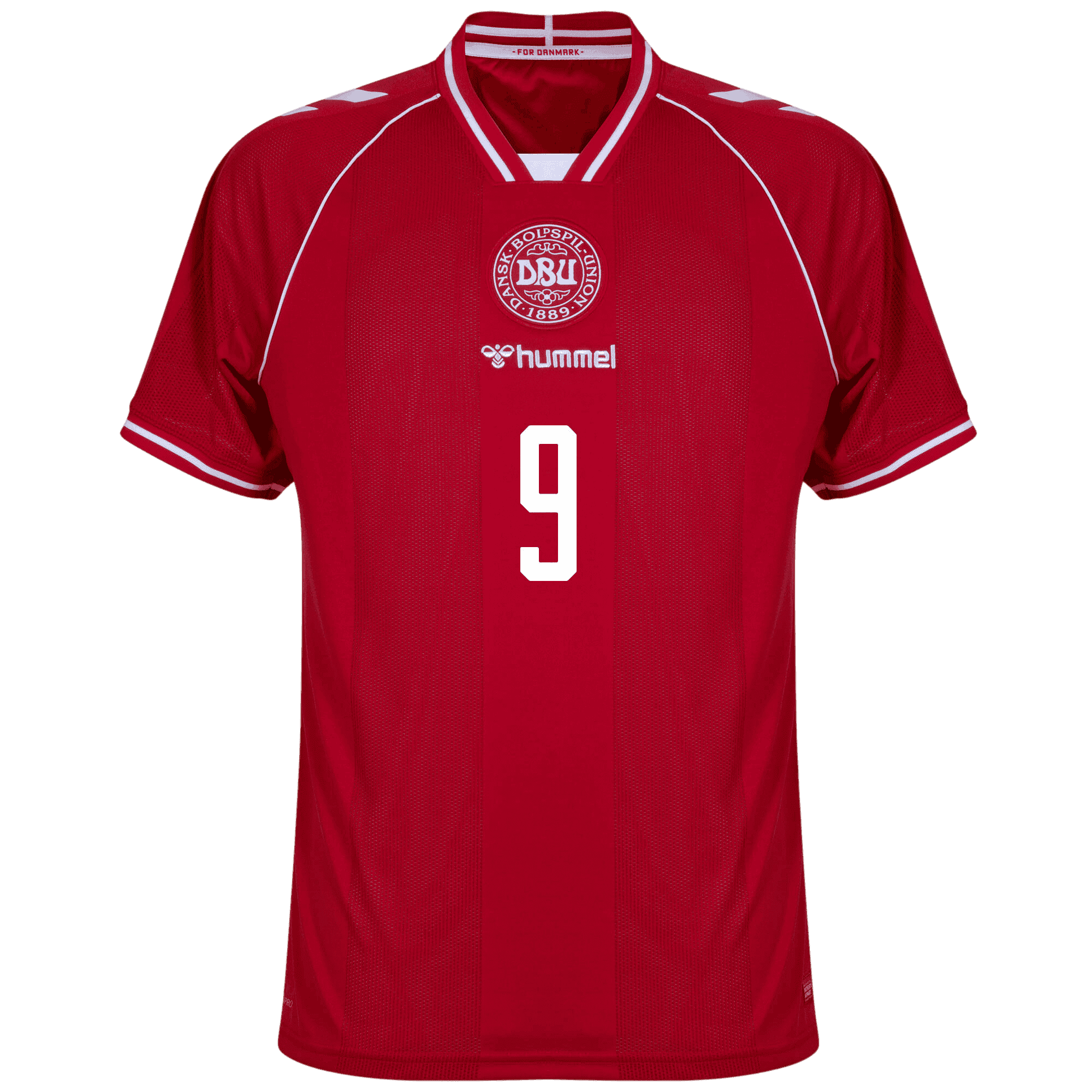 Denmark HØJLUND #9 Home World Cup 2026 Jersey Red Men's