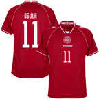 Denmark OSULA #11 Home World Cup 2026 Jersey Red Men's
