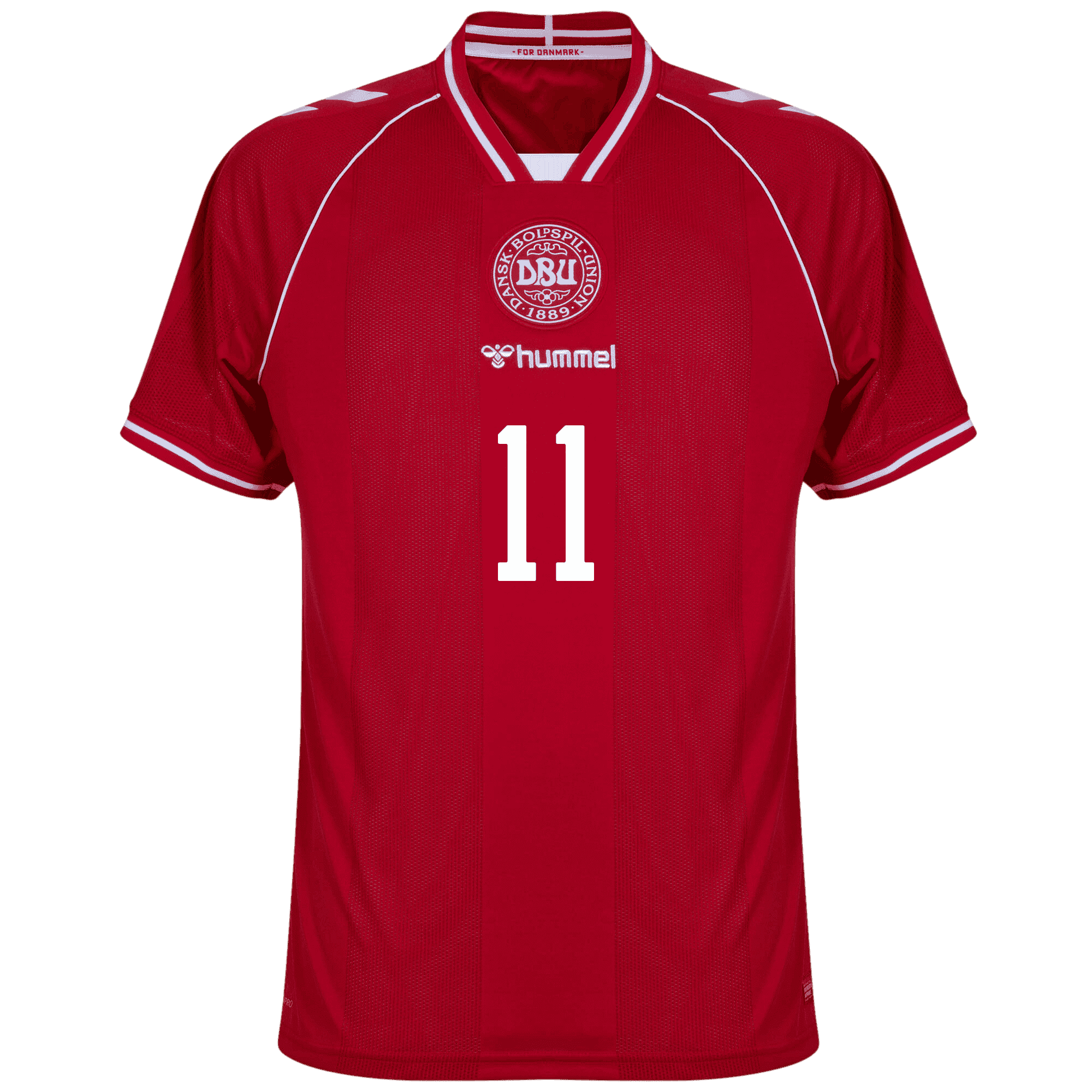 Denmark OSULA #11 Home World Cup 2026 Jersey Red Men's