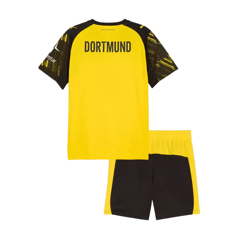 Dortmund Home 2025/26 Kit Yellow Kids