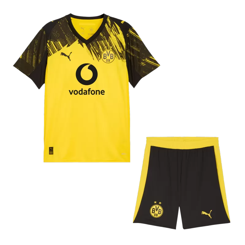 Dortmund Home 2025/26 Kit Yellow Men's