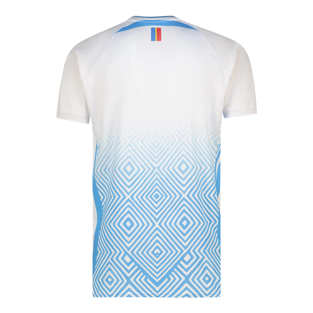 DR Congo Away World Cup 2026 Jersey White & Blue Men's