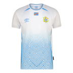 DR Congo Away World Cup 2026 Jersey White & Blue Men's