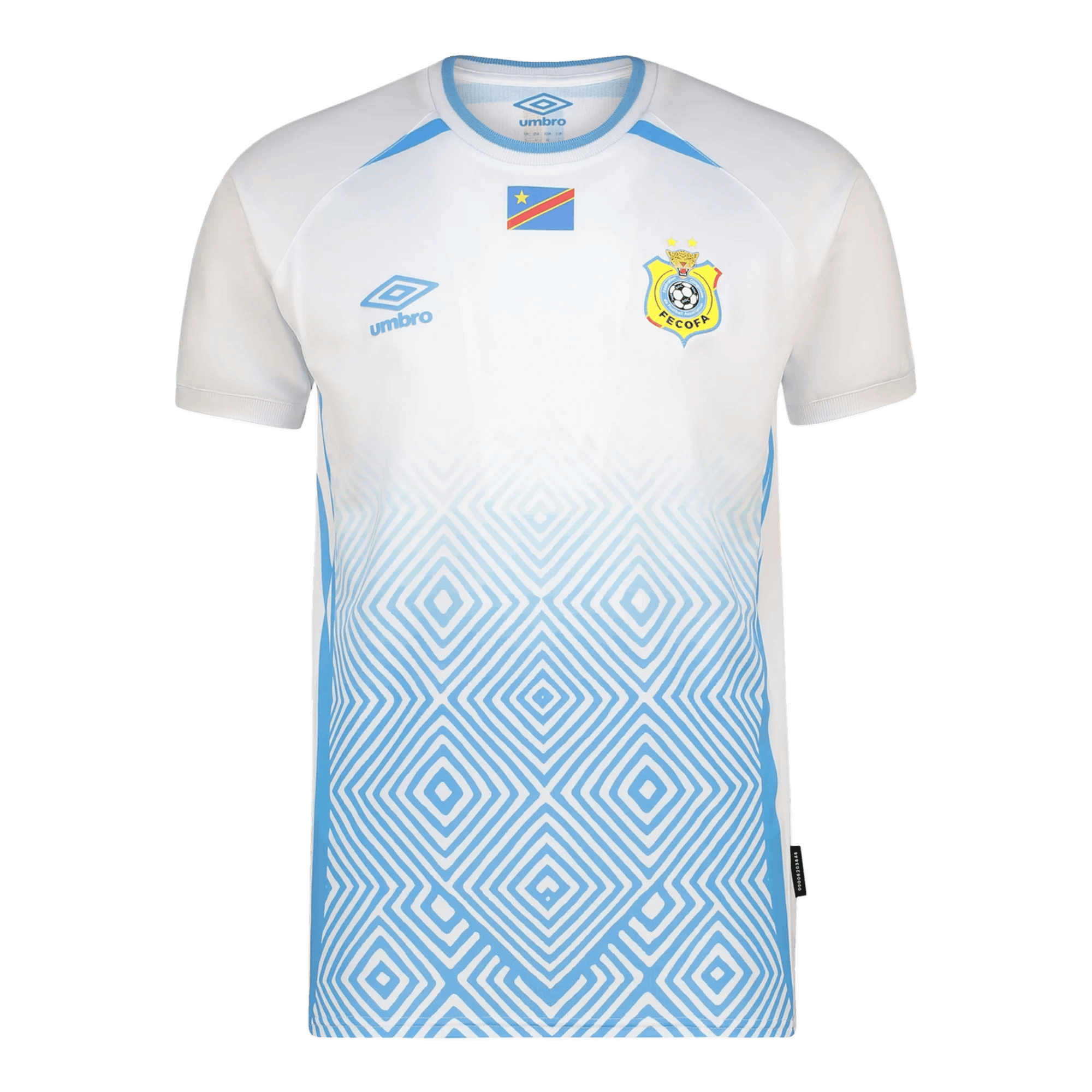 DR Congo Away World Cup 2026 Jersey White & Blue Men's
