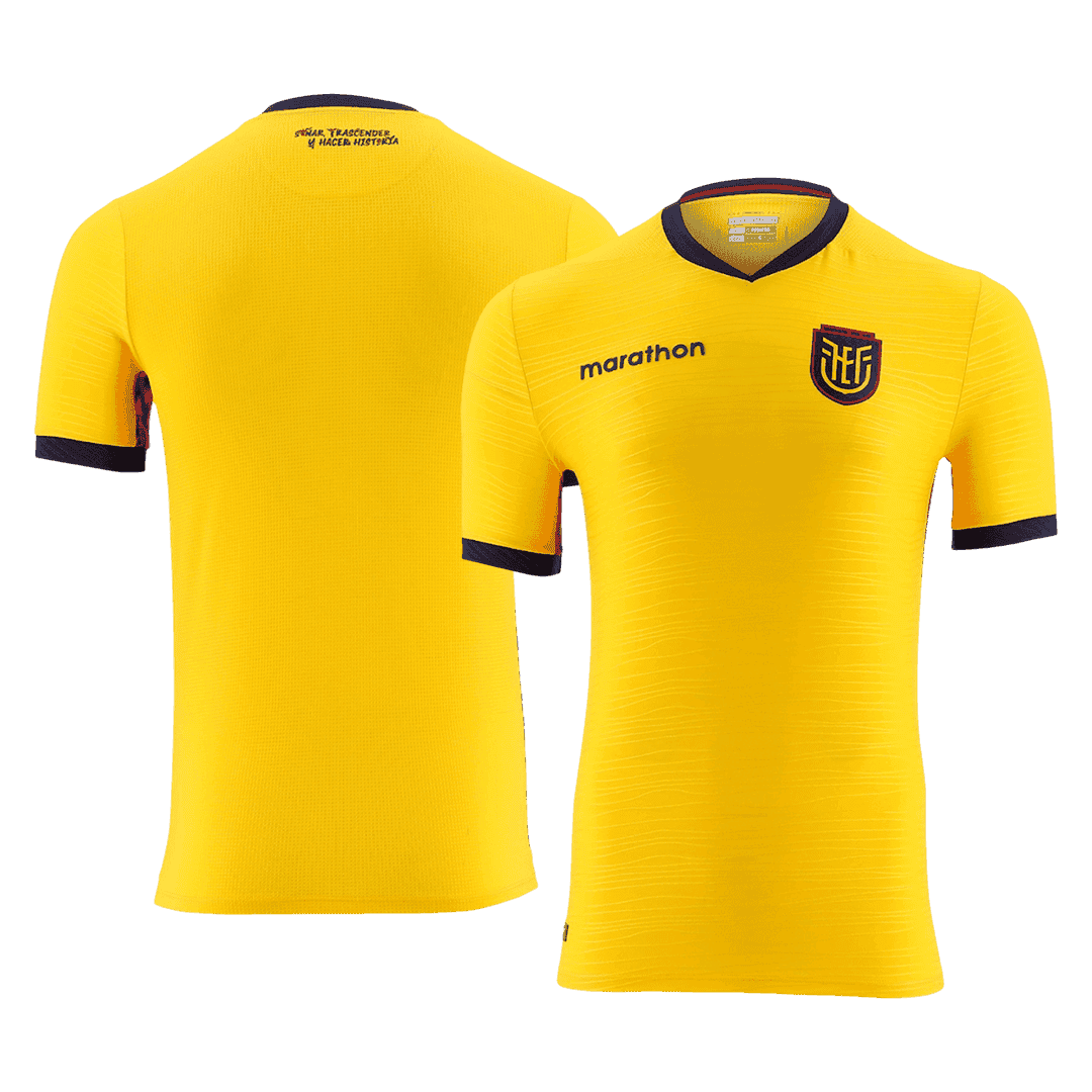 Ecuador Home World Cup 2026 Jersey Yellow Men's