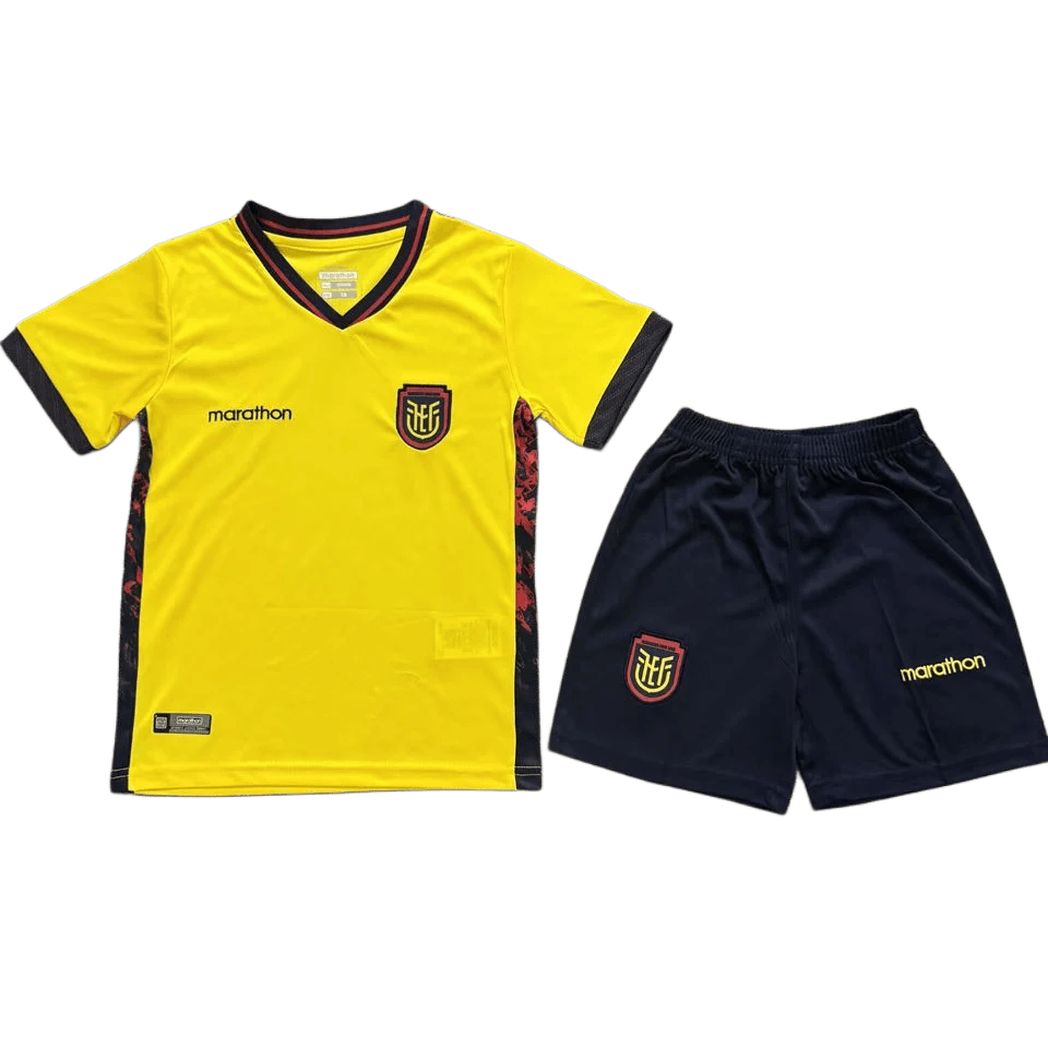 Ecuador Home World Cup 2026 Kit Yellow Kids