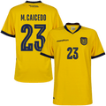 Ecuador M.CAICEDO #23 Home World Cup 2026 Jersey Yellow Men's