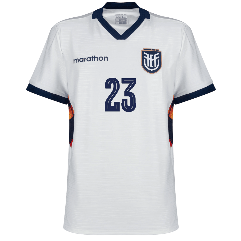 Ecuador M.CAICEDO #23 Third World Cup 2026 Jersey White Men's