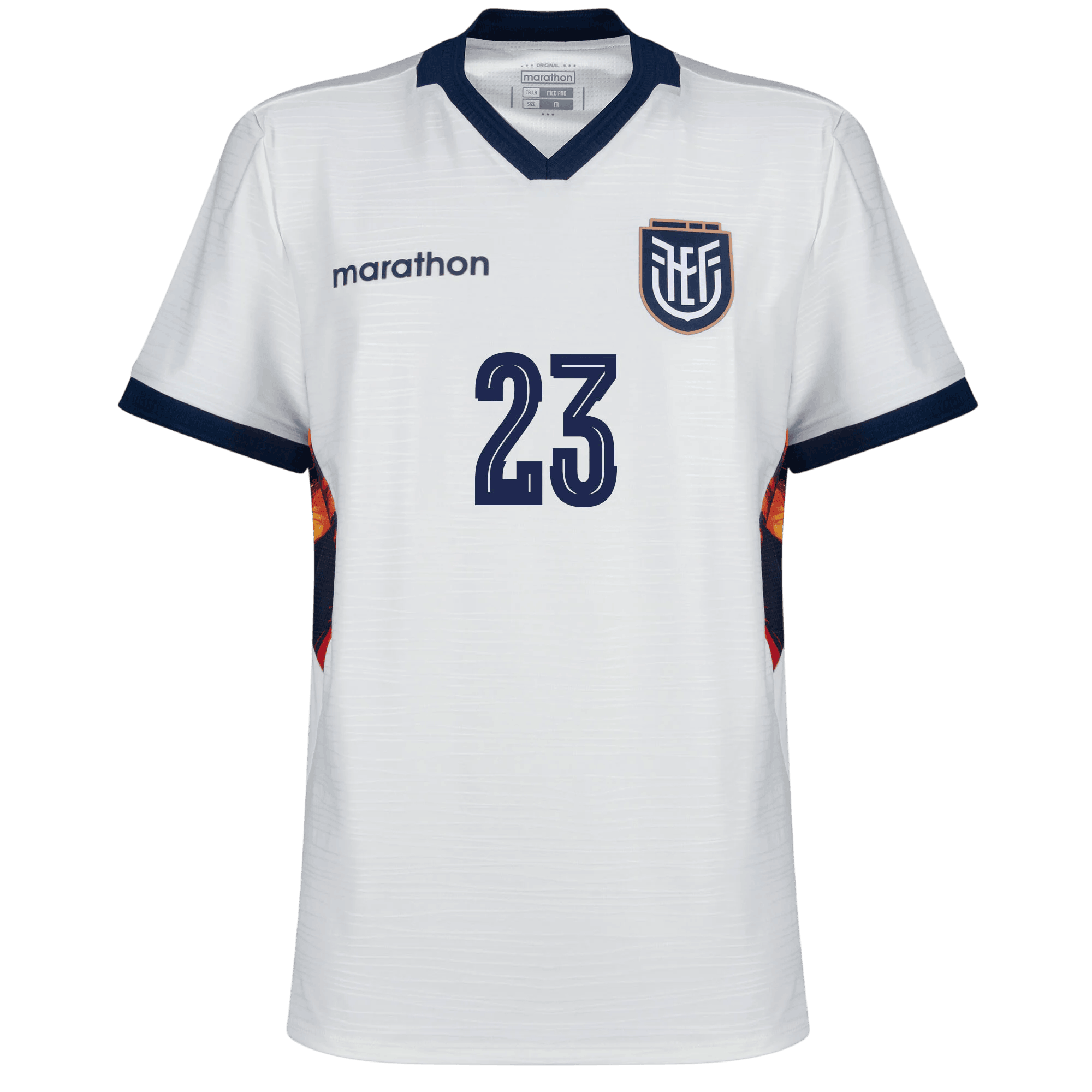 Ecuador M.CAICEDO #23 Third World Cup 2026 Jersey White Men's