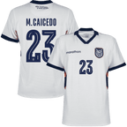Ecuador M.CAICEDO #23 Third World Cup 2026 Jersey White Men's
