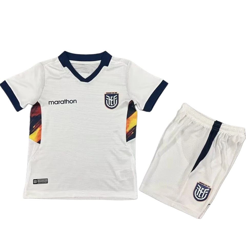 Ecuador Third World Cup 2026 Kit White Kids