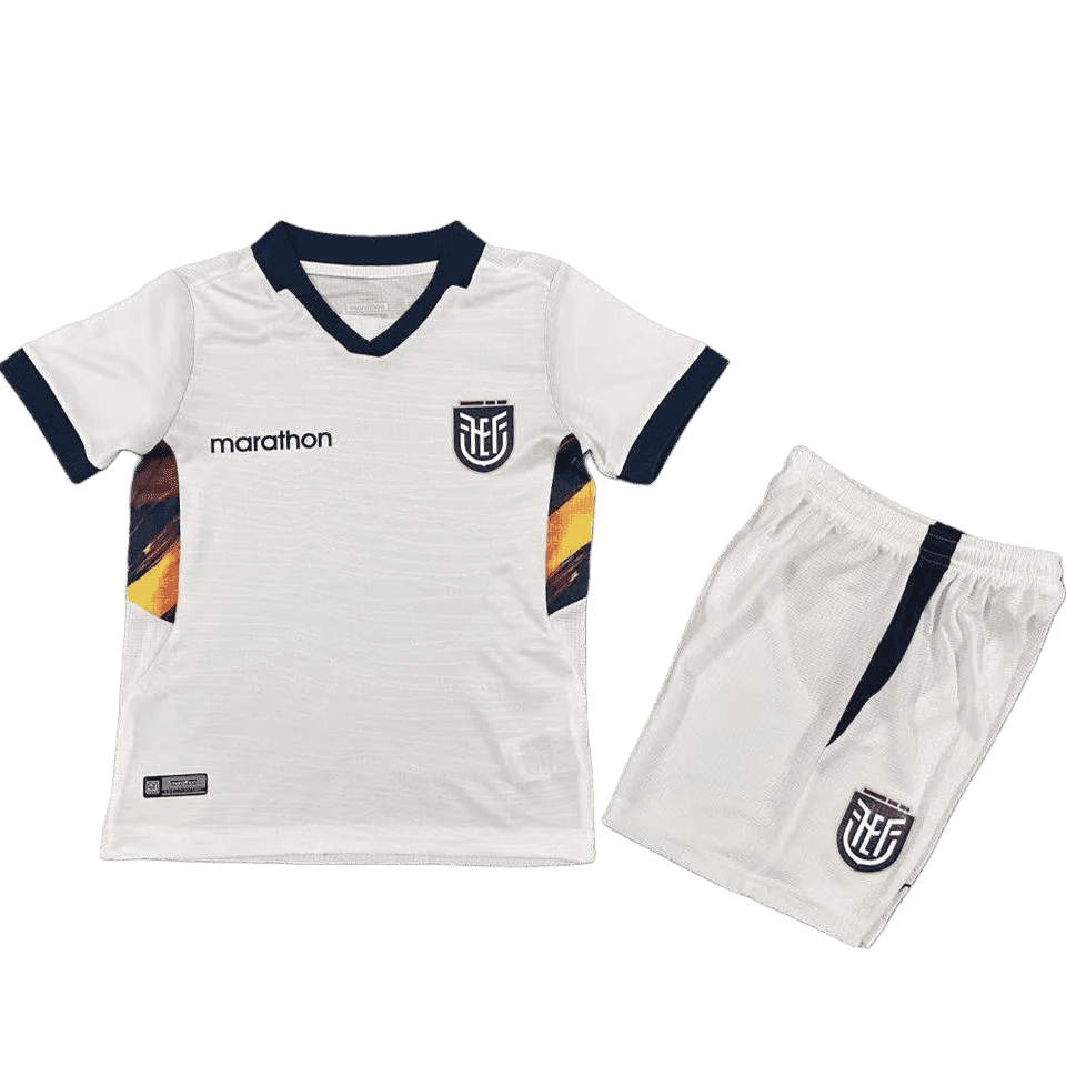 Ecuador Third World Cup 2026 Kit White Kids