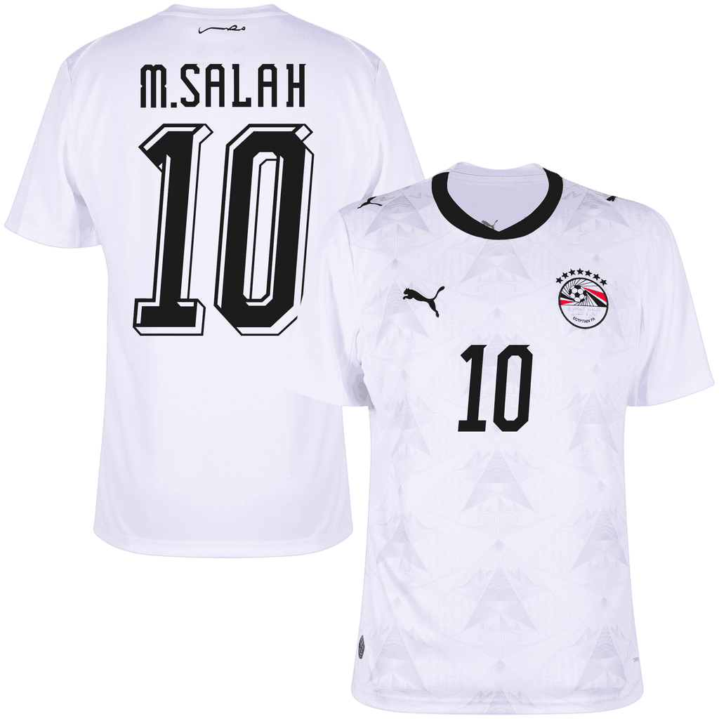 Egypt M.SALAH #10 Away World Cup 2026 Jersey White Men's