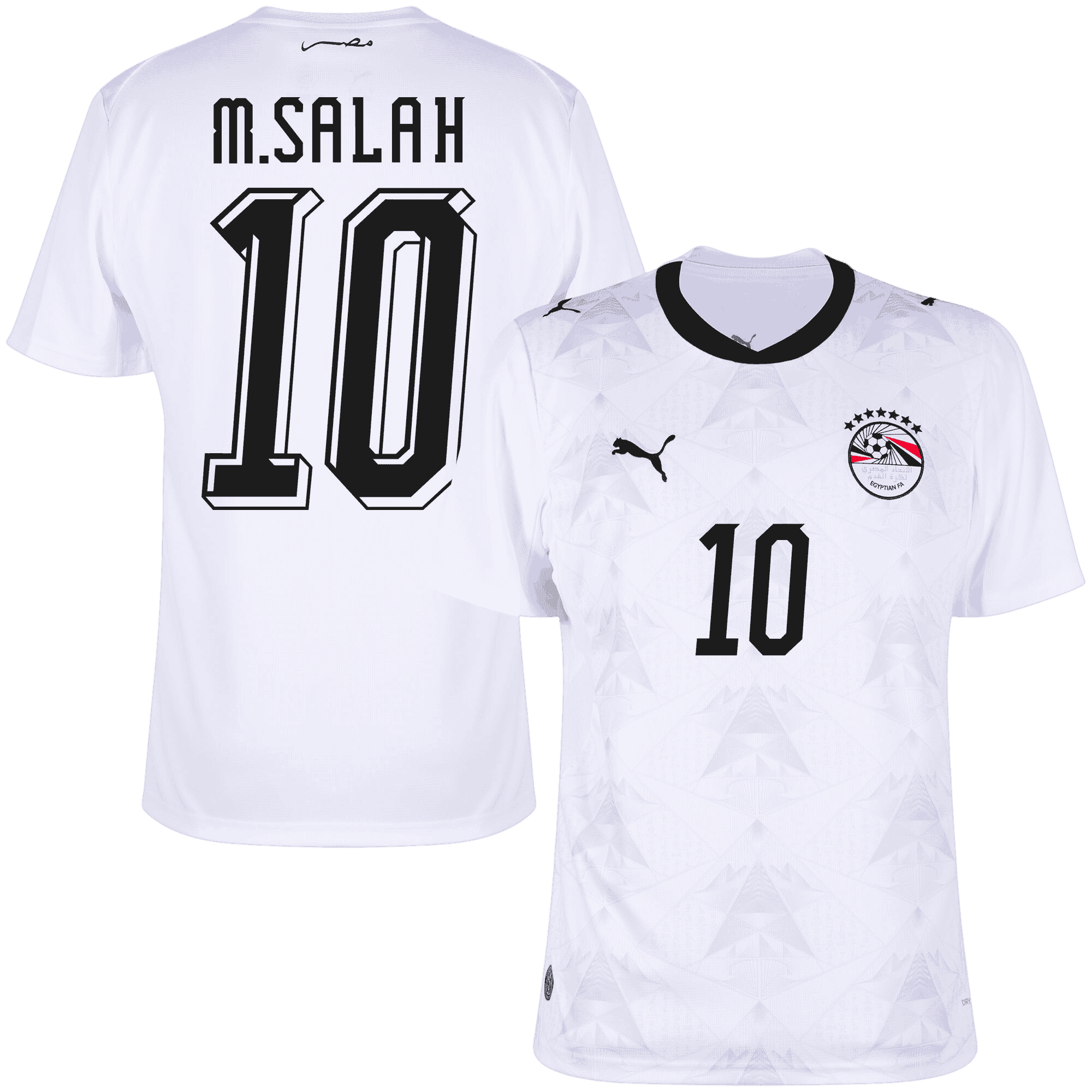 Egypt M.SALAH #10 Away World Cup 2026 Jersey White Men's