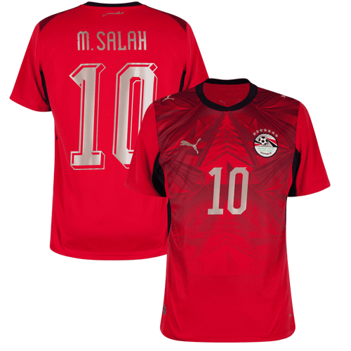 Egypt M.SALAH #10 Home World Cup 2026 Jersey Red Men's
