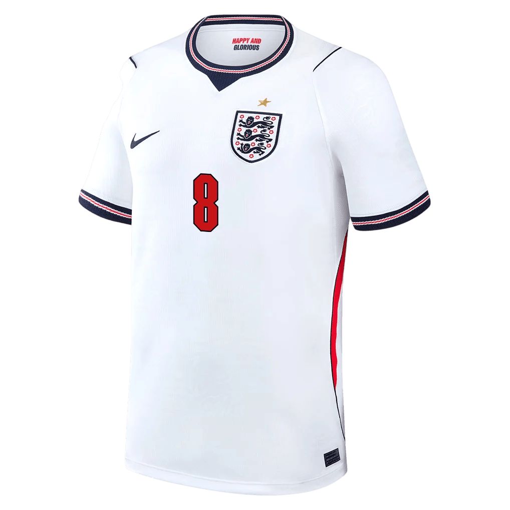 England ANDERSON #8 Home World Cup 2026 Jersey White Men's