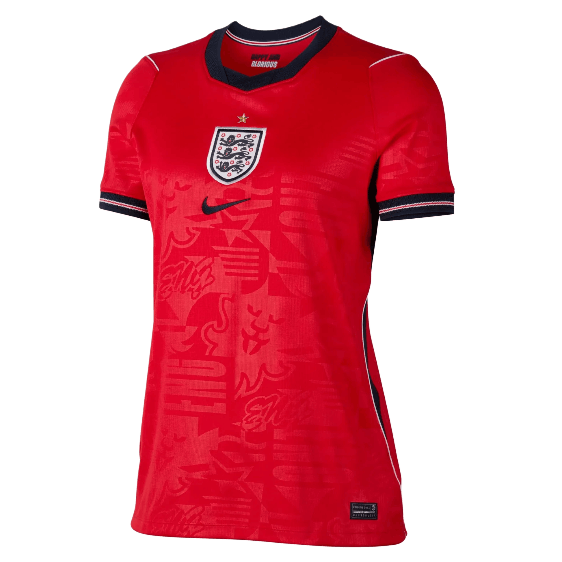England Away World Cup 2026 Jersey Red Women's