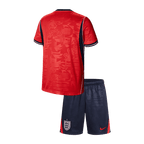 England Away World Cup 2026 Kit Red Kids