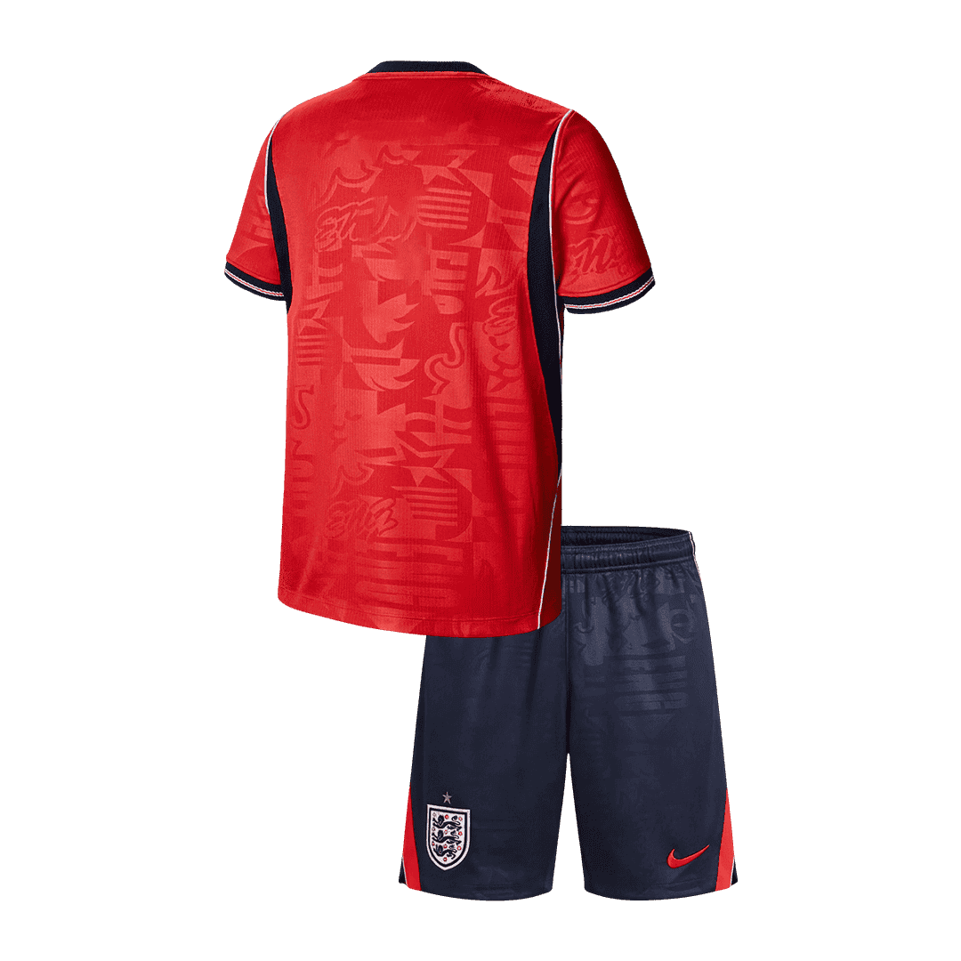 England Away World Cup 2026 Kit Red Kids