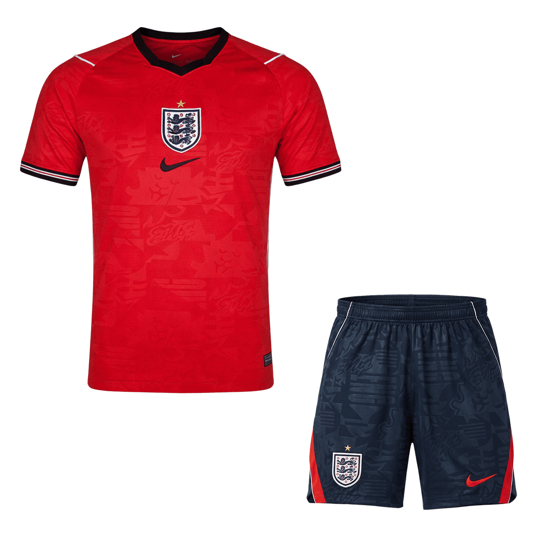England Away World Cup 2026 Kit Red Men's