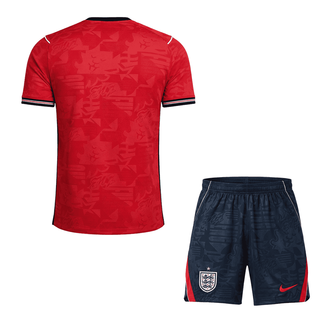 England Away World Cup 2026 Kit Red Men's