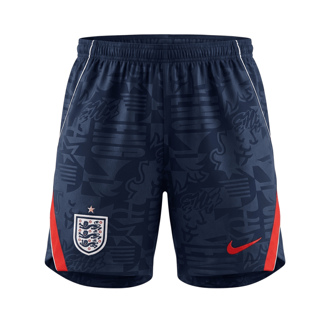 England Away World Cup 2026 Shorts Black Men's