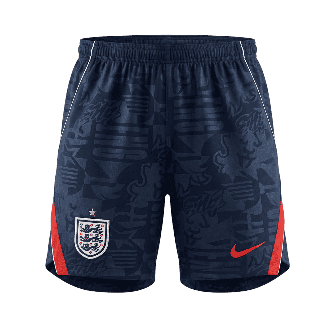 England Away World Cup 2026 Shorts Black Men's