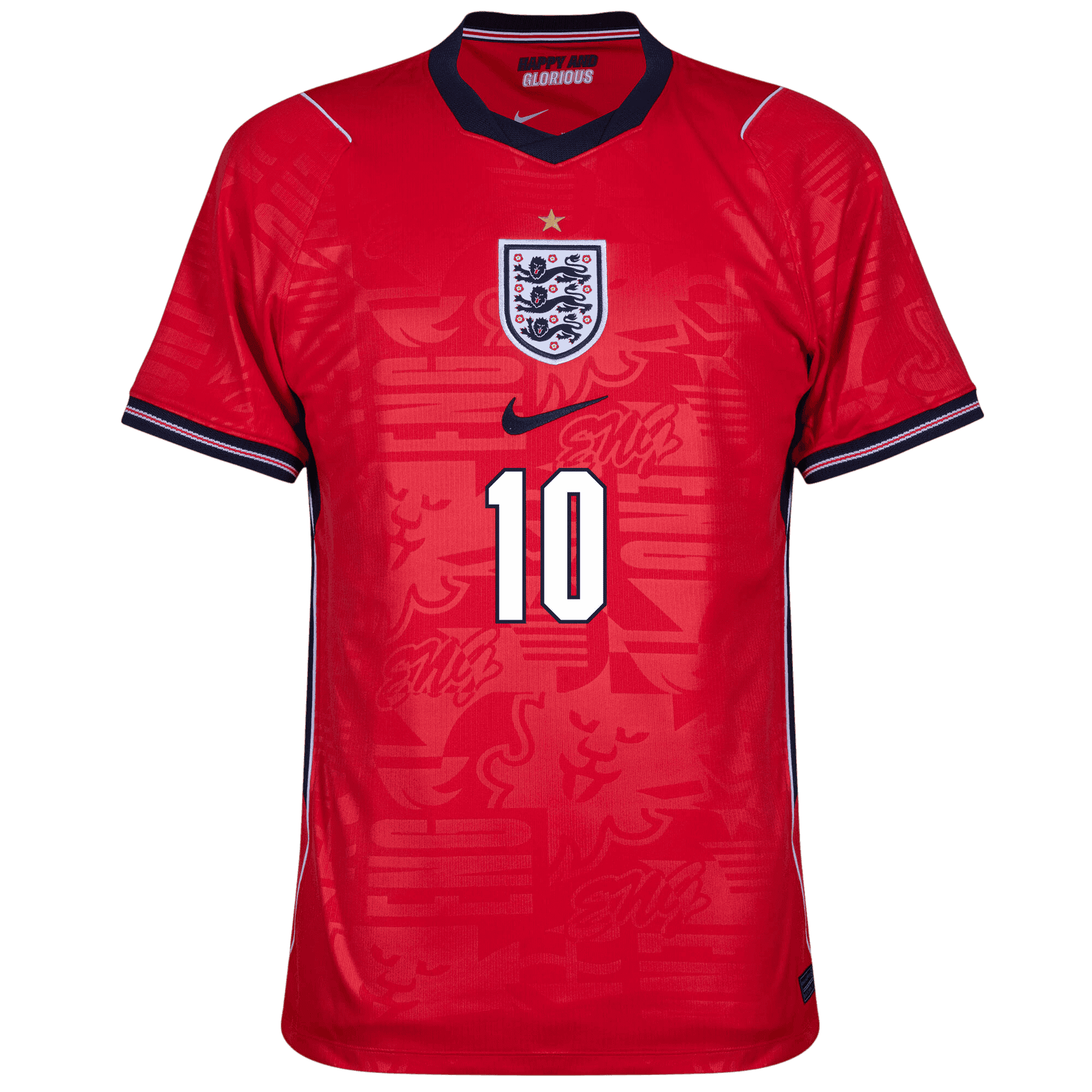 England BELLINGHAM #10 Away World Cup 2026 Jersey Red Men's